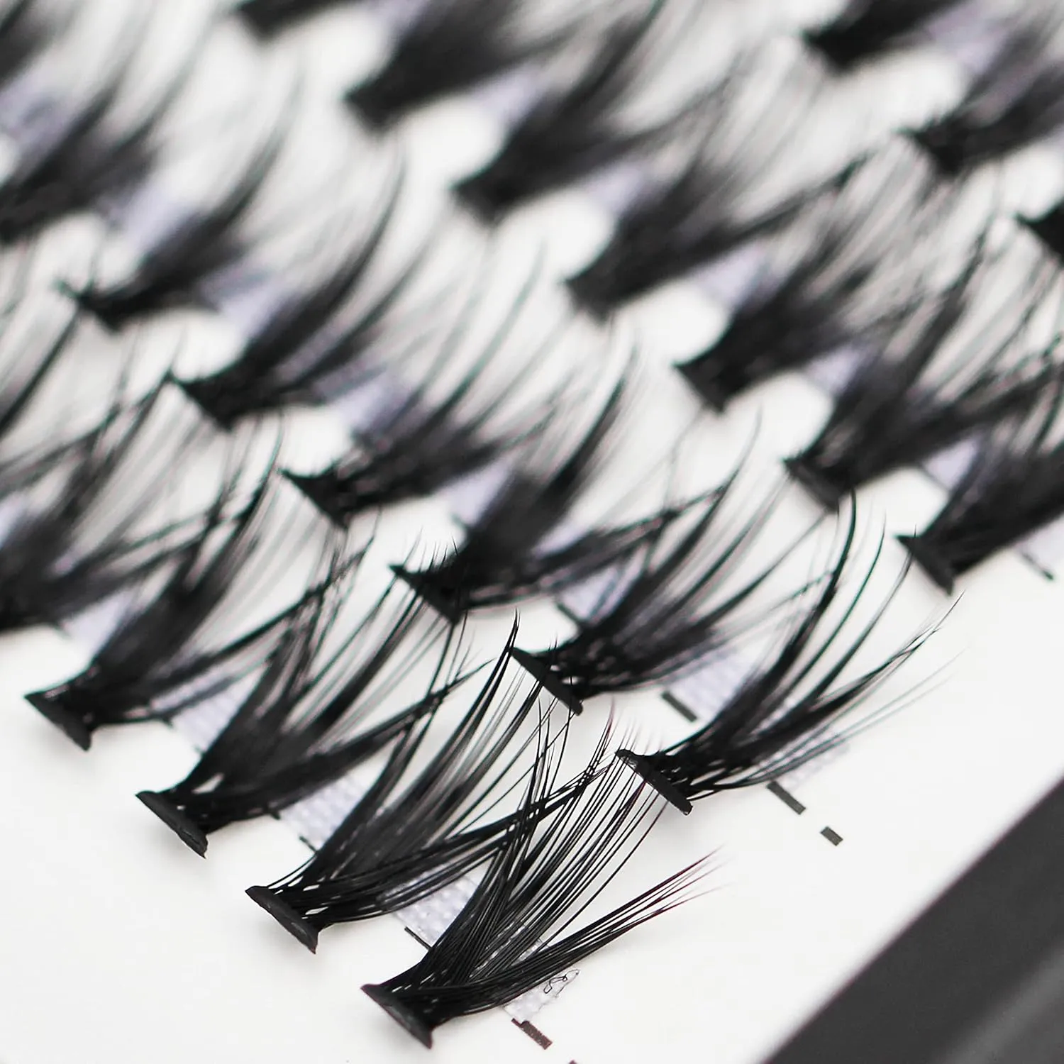 Bodermincer 10D 20D 240pcs Cluster Eyelash Extensions 8-9-10-11-12mm Mixed/ 10-11-12-13-14mm Mixed/12-13-14-15-16mm Mixed Eyelash Clusters Lash Extension Individual Lashes for Self Application