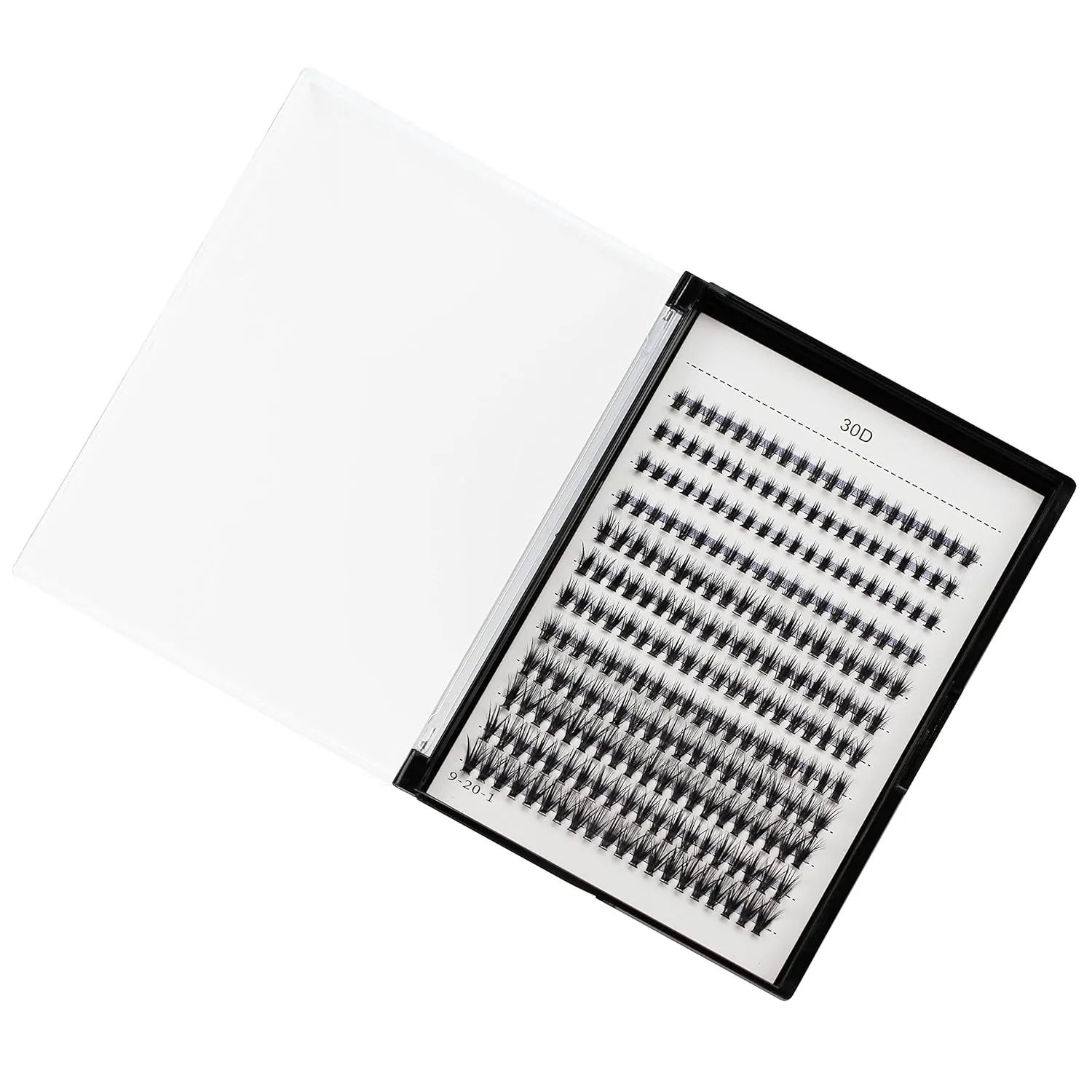 Bodermincer 10D 20D 240pcs Cluster Eyelash Extensions 8-9-10-11-12mm Mixed/ 10-11-12-13-14mm Mixed/12-13-14-15-16mm Mixed Eyelash Clusters Lash Extension Individual Lashes for Self Application