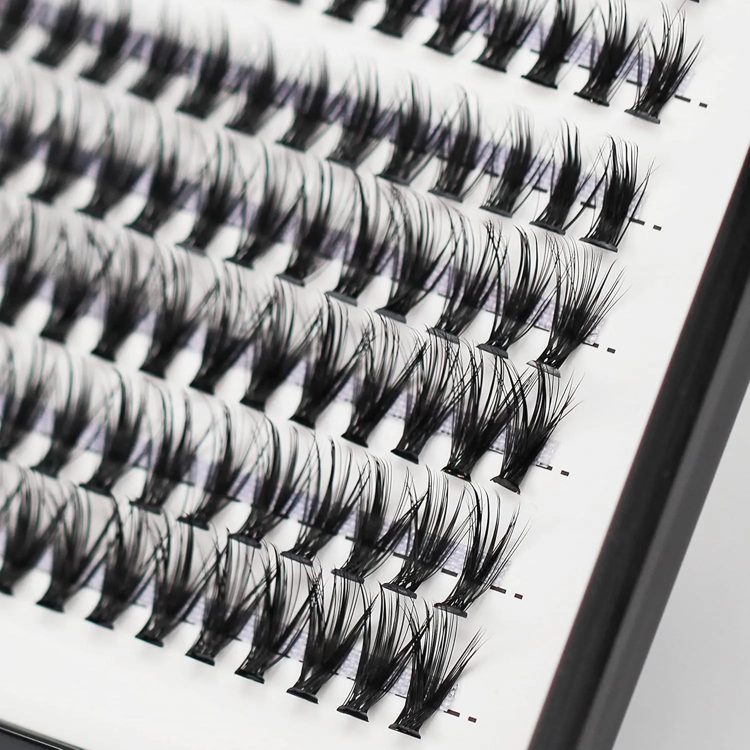 Bodermincer 10D 20D 240pcs Cluster Eyelash Extensions 8-9-10-11-12mm Mixed/ 10-11-12-13-14mm Mixed/12-13-14-15-16mm Mixed Eyelash Clusters Lash Extension Individual Lashes for Self Application