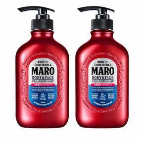 Body & Face Cleansing Soap (2-Pack) | All-In-One Mens Bodywash & Face Wash Shower Gel, Fresh Scent Mens Body Soap That Removes Dirt & Oil for Invigorated & Renewed Skin, Bodywash Gifts for Men