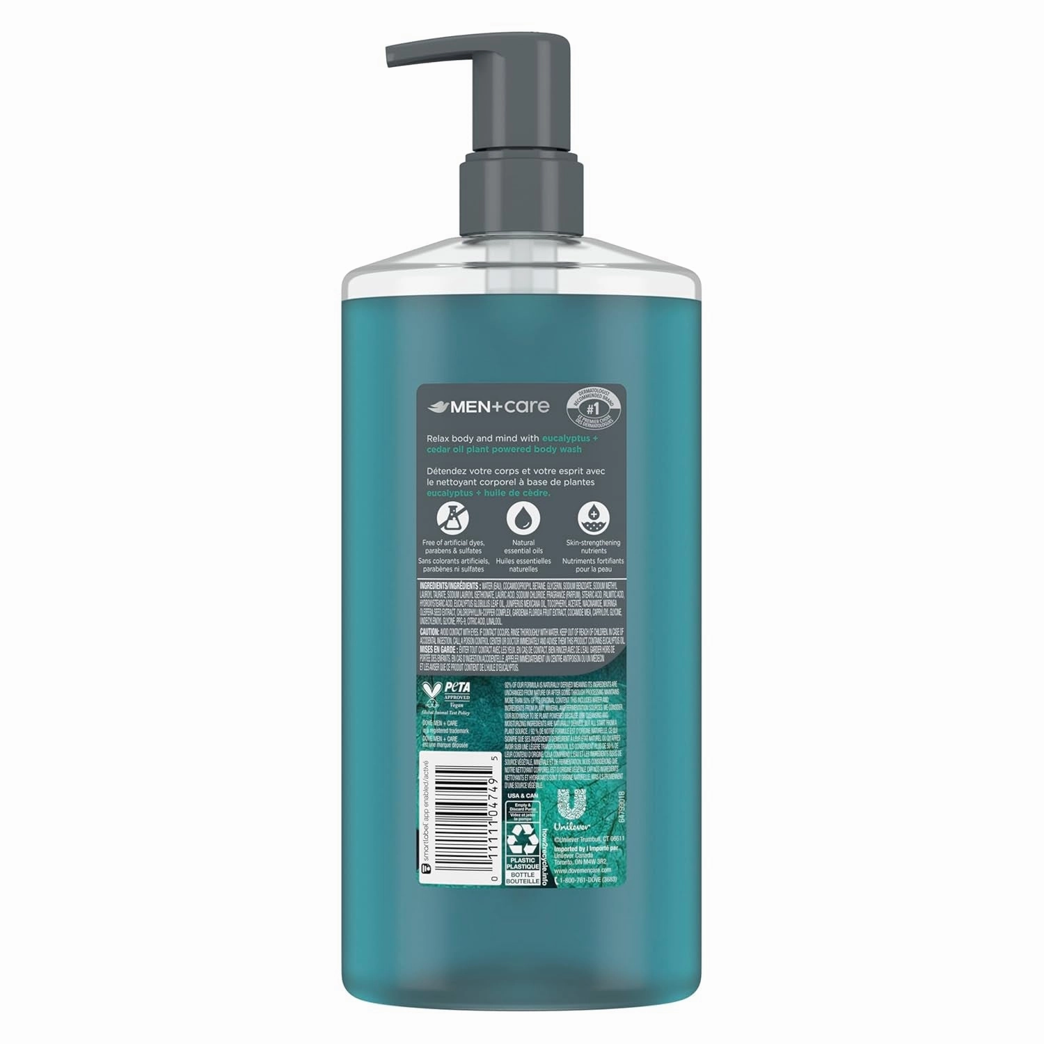 Body Wash Eucalyptus   Cedar Oil to Rebuild Skin in the Shower with Plant-Based Cleansers and Moisturizers 26 Oz