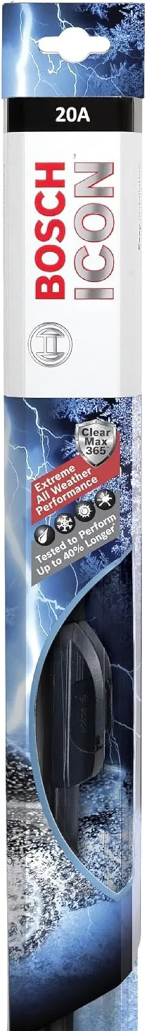 BOSCH 20A ICON Premium Beam Wiper Blade; 20" - Single