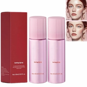Brand new facial moisturizing setting spray, powdered glass setting spray, creating an extremely smooth makeup effect, moisturizing and lasting makeup for up to 12 hours