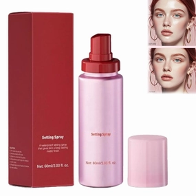 Brand new facial moisturizing setting spray, powdered glass setting spray, creating an extremely smooth makeup effect, moisturizing and lasting makeup for up to 12 hours