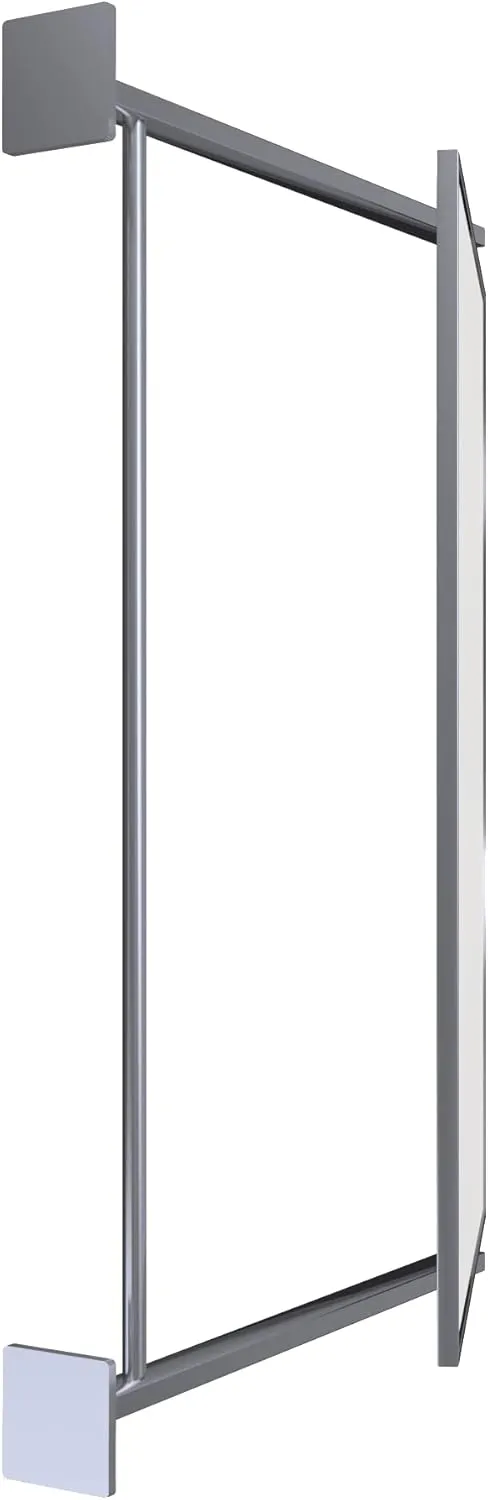 BRIXWELL PNV14CH 14" W x 22" H Pivot-N-Vue Double Hinged Mirror Rectangular Polished Chrome