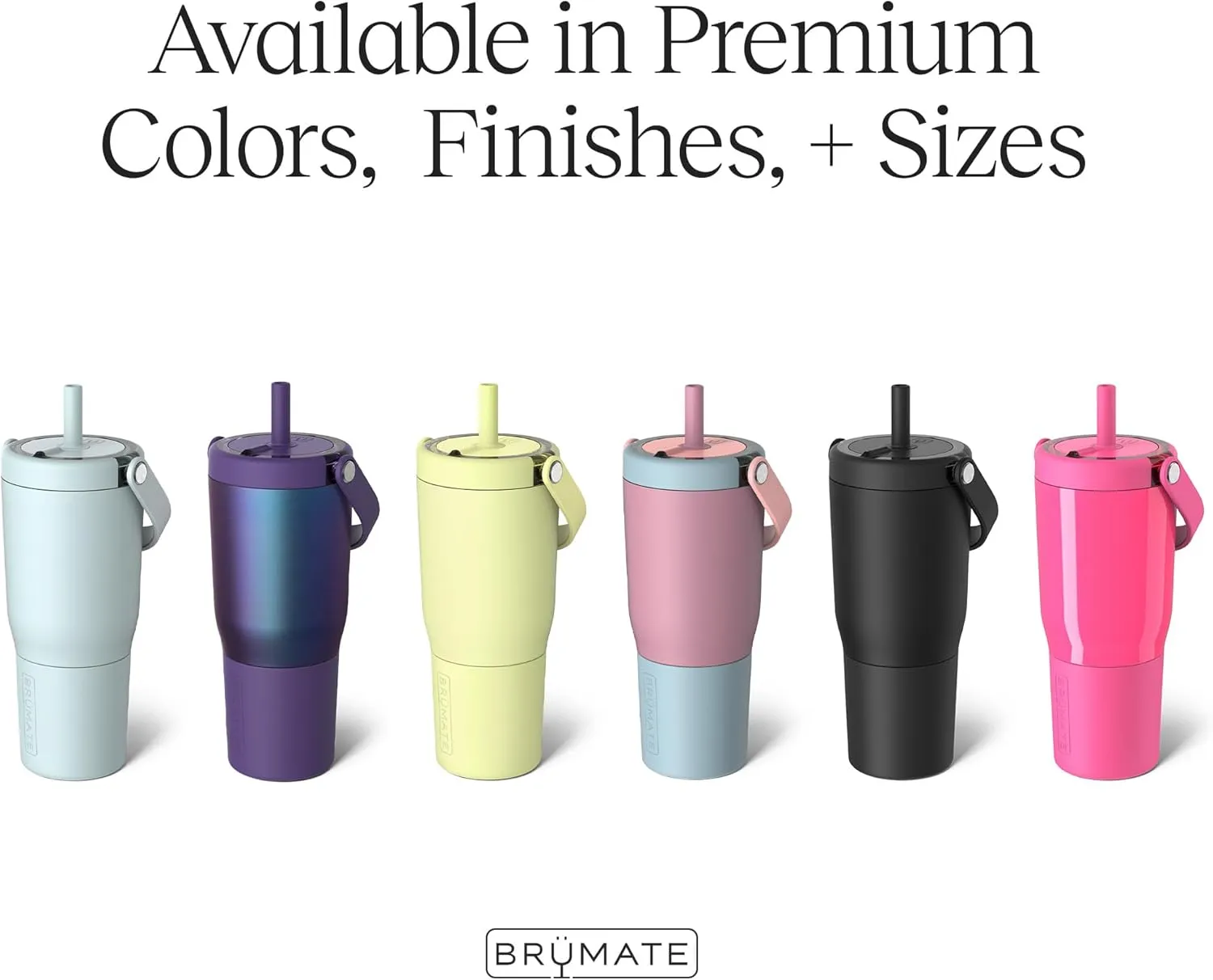 BrüMate Resa 25oz 100% Leakproof Travel Tumbler with Handle & Straw | Flexible Soft Sip Straw | Silicone Sleeve for Durability | Stainless Steel | Cup Holder & Travel Friendly | (Rose Taupe)