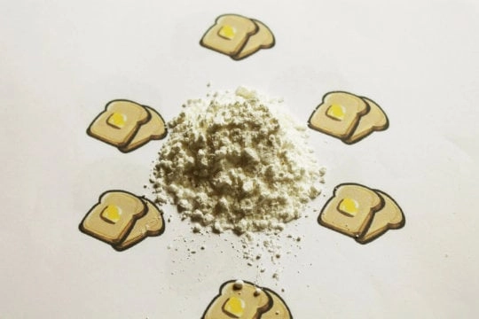 Buttered Toast Body Powder, Arrowroot Powder, Vegan Gluten Free Scented Body Powder