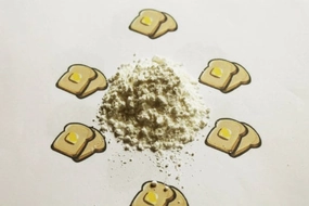 Buttered Toast Body Powder, Arrowroot Powder, Vegan Gluten Free Scented Body Powder
