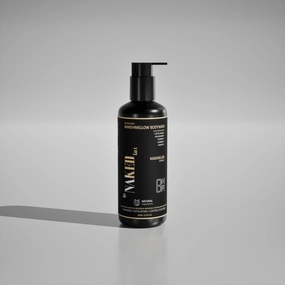 By NAKED fact Cupid Marshmallow Revitalizing Body Wash for Couples | Refreshing Shower Gel for Deep Cleansing, Exfoliating, Hydrating, Balance moisture, Oil control | Infused with Vitamin C, E, Niacinamide, Saffron & Coffee beans-300 ml