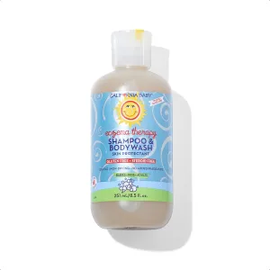 California Baby Eczema Unscented Shampoo & Body Wash | Soothes Irritation | 100% Plant-Based | Allergy-Friendly | Steroid-Free | 251 mL / 8.5 oz.