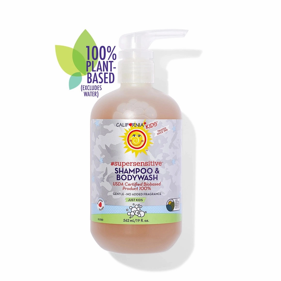 CALIFORNIA KIDS SUPERSENSITIVE SHAMPOO & BODYWASH 19OZ