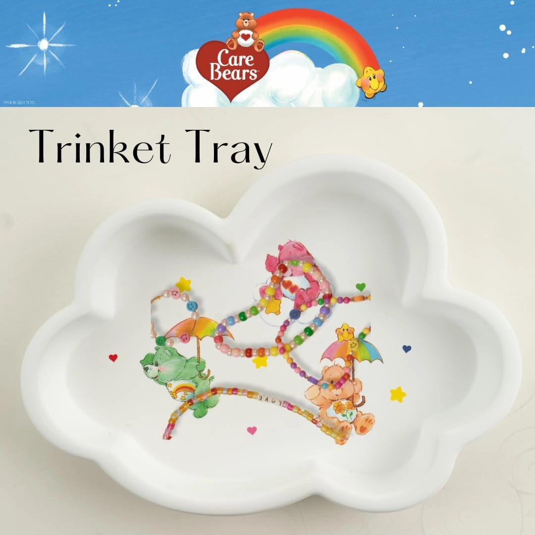Care Bears Classic Trinket Tray Jewelry Dish (Officially Licensed Product) by Franco Collectibles
