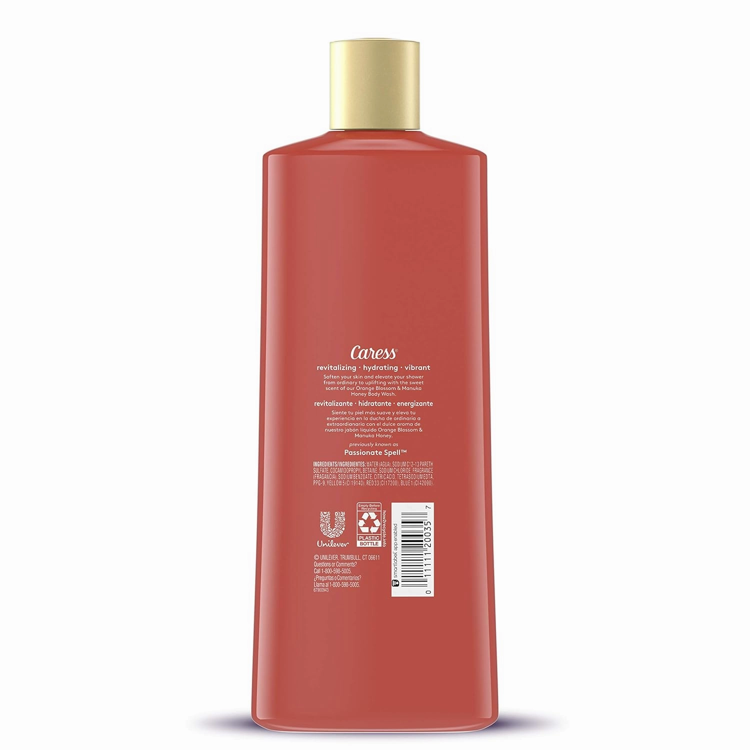 Caress Body Wash Orange Blossom & Manuka Honey 18 oz