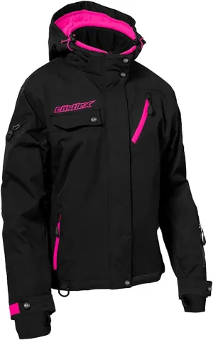 Castle X Women's Powder G3 Jacket (Black/Pink Glo - Small)