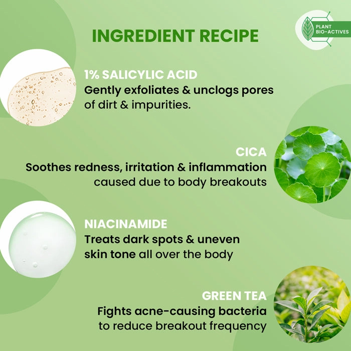 Cica   1% Salicylic Acid Exfoliating Shower Gel