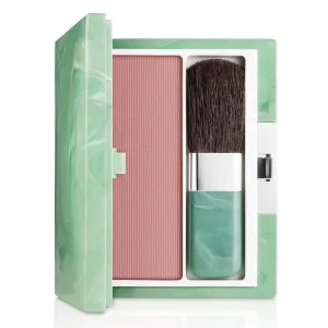 Clinique Soft-Pressed Powder Blusher Blush | Buildable Color   Natural Finish, New Clover, 0.27 Ounce