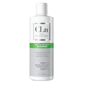 CLn® BodyWash –Non-Drying Body Wash, For Compromised Skin Prone to Eczema, Dermatitis, Rash & Hidradenitis Suppurativa, Fragrance-Free & Paraben-Free, 8 fl oz.