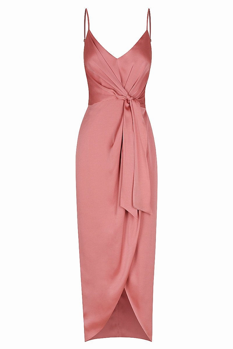 Cocktail Midi Dress Blush