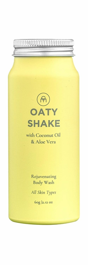 COCONUT MATTER Oaty Shake Body Wash Concentrate For Soft, Healthier Skin, Add Water to Lather, 60 Washes. All-natural | Antioxidant-rich | Paraben-free | Sulfate-free | TSA-compliant | Vegan