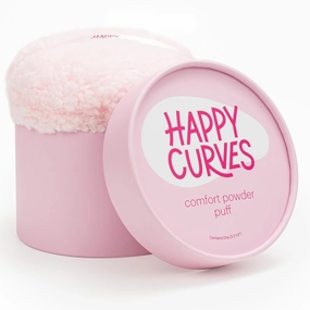 Comfort Powder Puff - Large Powder Puff for Body Powder Applicator with Storage Container, Compatible with Women's Talc-Free(Powder Sold Separately)