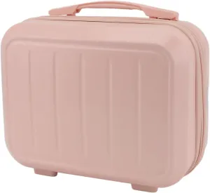 Cosmetic Bag, Durable Delicate ABS Travel Cosmetic Case 14in Portable for Travel, Greenish Blue