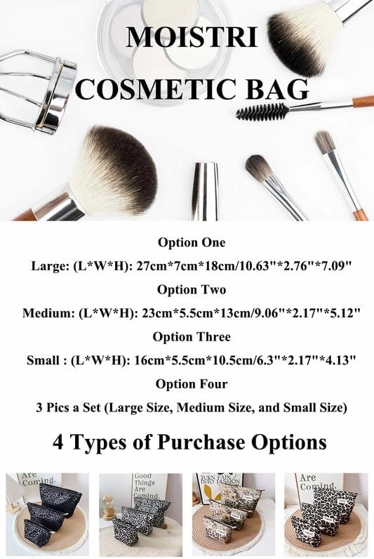 Cosmetic Bag for Women Ladies Makeup Bag Zippered Makeup Organizer Travel Toiletry Bags Makeup Bag (Small) Apricot
