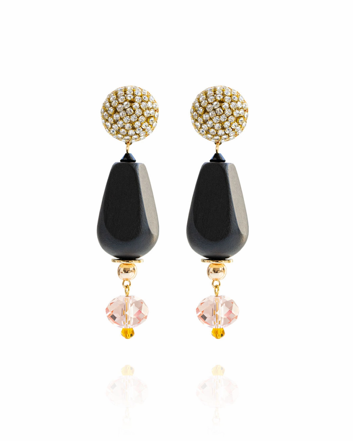 Céline Earrings in Soft Rose