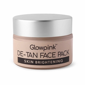 De Tan Face Pack Skin Brightening Clay Face Mask For Glowing Skin,Tan Removal, Oil Control, Acne & Fairness, For Women & Men