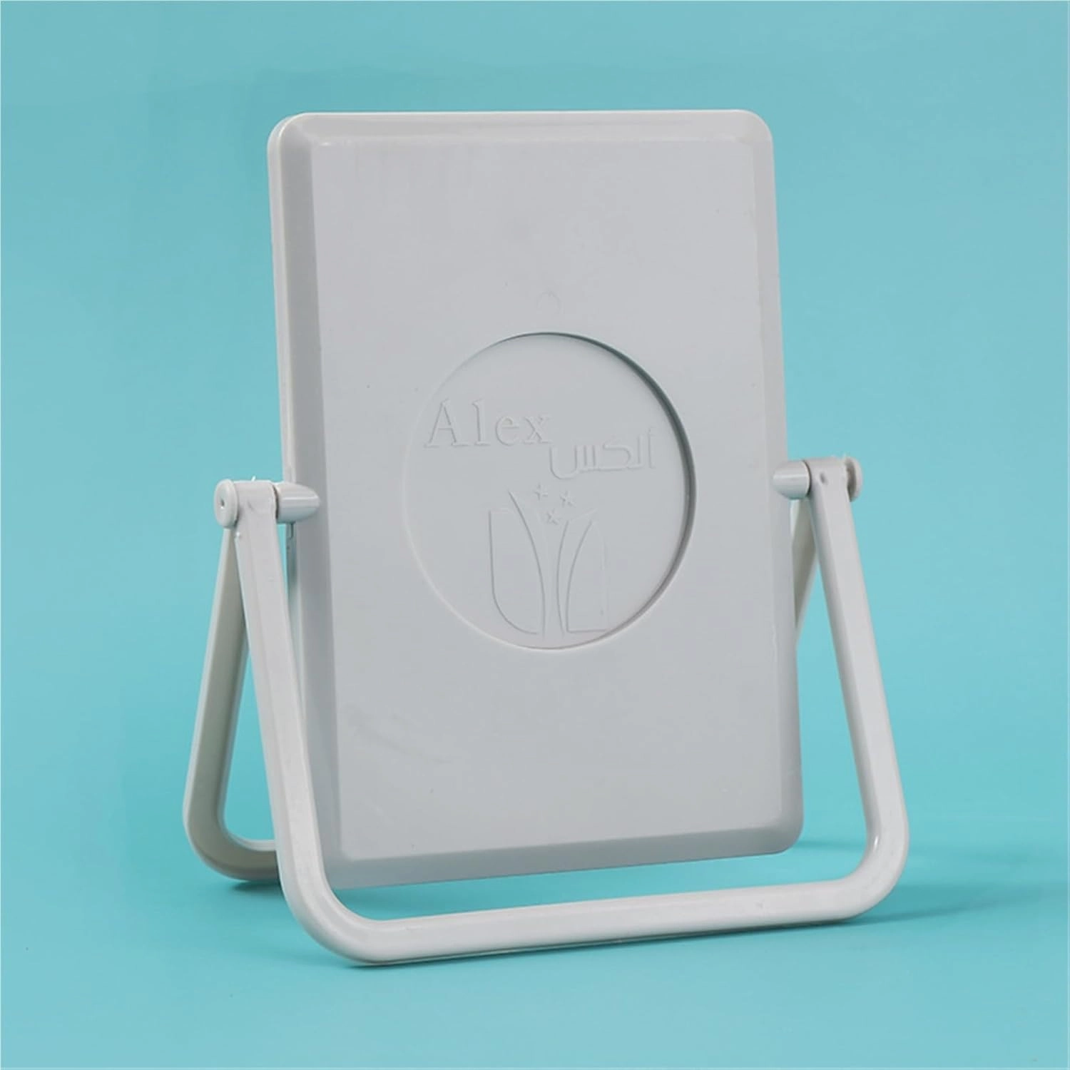 Desktop Portable Makeup Mirror Portable Square Simple Desktop Glass Mirror Girls Dormitory Single-Sided Makeup Mirror