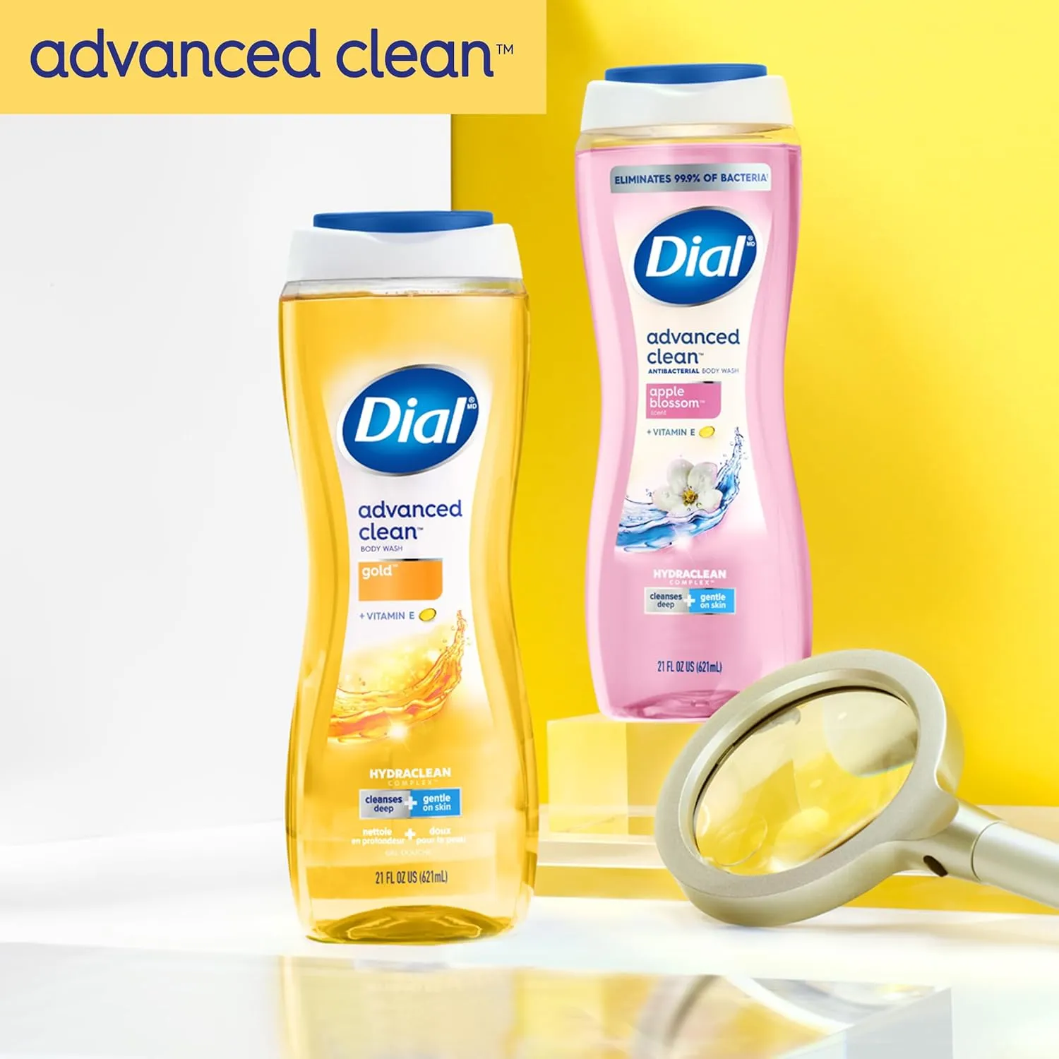 Dial Body Wash, Advanced Clean Gold, 16 fl oz, Pack of 6