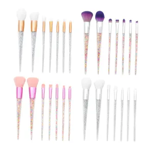 Didiseaon Makeup Brushes Set Professional 7 Piece Labeled Makeup Brush Kit Soft Comfortable for Cosmetics