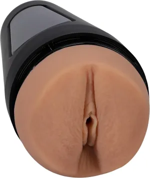 Doc Johnson Main Squeeze - Girls of Social Media - Ms_Puiyi - Squeeze Plate for Precise Pressure - Twist End Cap to Control Suction - Discreet Premium Stroker - Vagina, Vanilla, for Adults Only