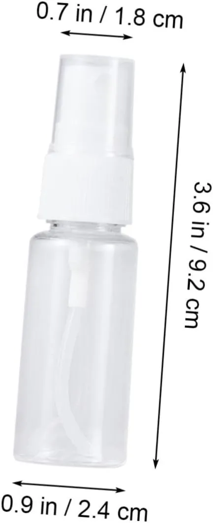 DOITOOL 20ml Plastic Pump Bottles Reusable Empty Dispensers Refillable Travel Containers Leakproof Water Dispenser Bottles