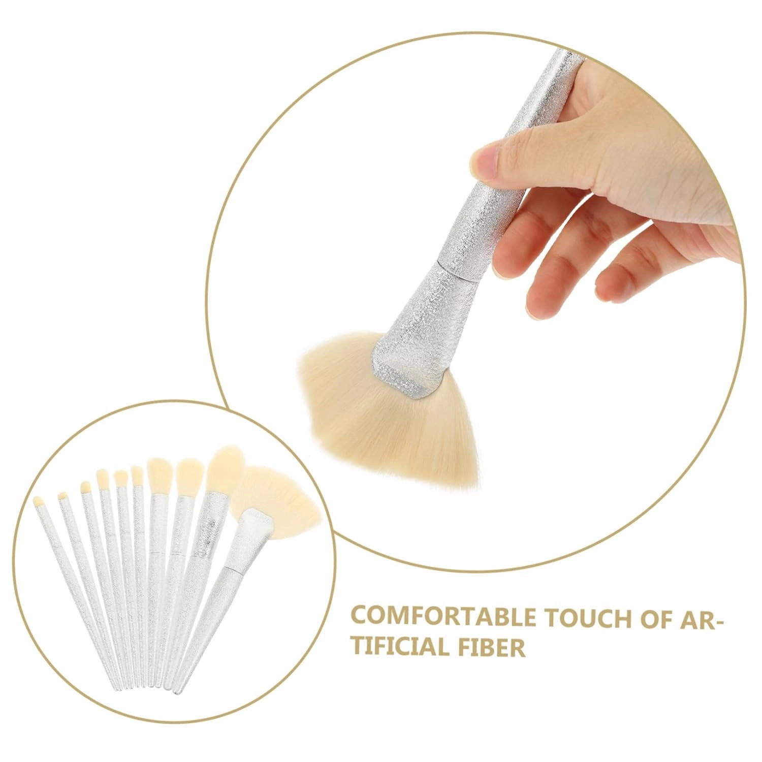 DOITOOL 10-piece Blending Brush Set for Women Eye Shadow Makeup Tools Makeup Brush for Girls