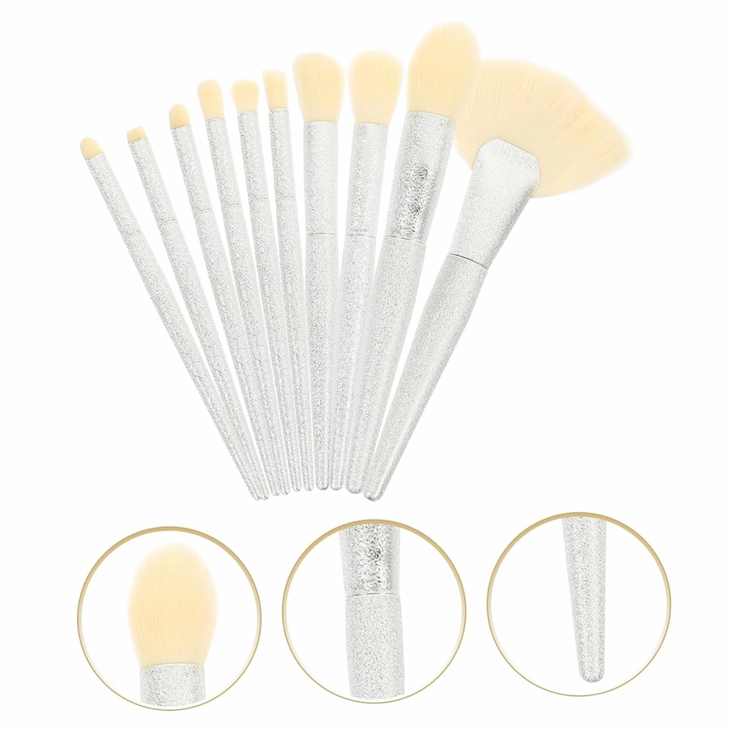 DOITOOL 10-piece Blending Brush Set for Women Eye Shadow Makeup Tools Makeup Brush for Girls