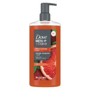 DOVE MEN   CARE Body Wash Blood Orange to Rebuild Skin in the Shower with Plant-Based Cleansers and Moisturizers 26 fl oz