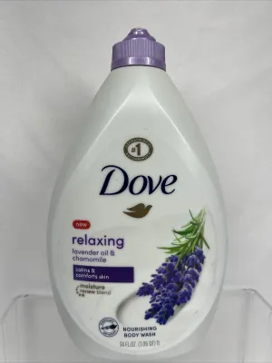 Dove Relaxing Body Wash Lavender Oil and Chamomile 34 Oz