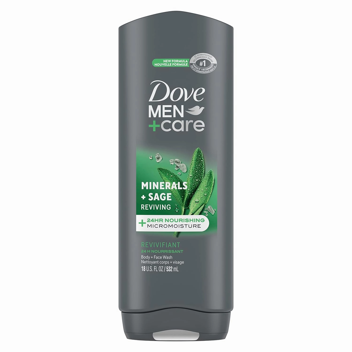 DOVE MEN   CARE Elements Body Wash Mineral Sage 18 oz Effectively Washes Away Bacteria While Nourishing Your Skin