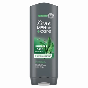 DOVE MEN   CARE Elements Body Wash Mineral Sage 18 oz Effectively Washes Away Bacteria While Nourishing Your Skin