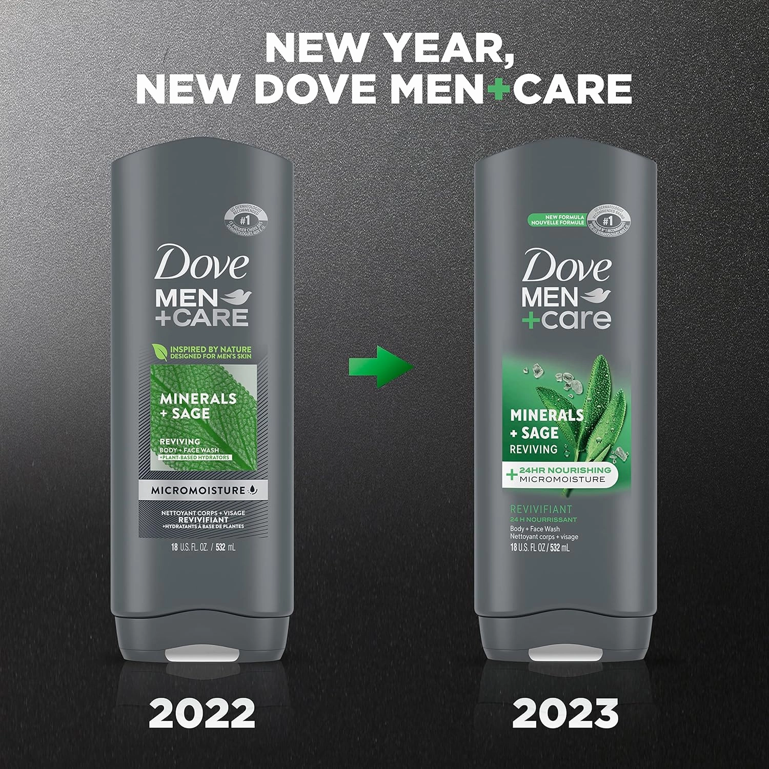 DOVE MEN   CARE Elements Body Wash Mineral Sage 18 oz Effectively Washes Away Bacteria While Nourishing Your Skin