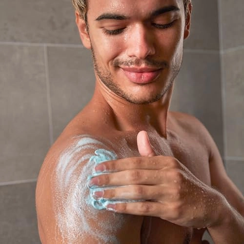 Dove Men Care Eucalyptus Body and Face Scrub Deeply Exfoliates for Hydrated & Nourished Skin 100% Gentle Cleanser, No Sulfate Cleansers or Parabens