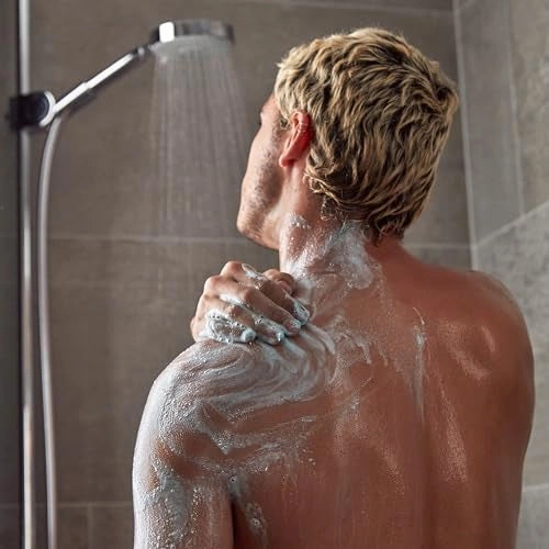Dove Men Care Eucalyptus Body and Face Scrub Deeply Exfoliates for Hydrated & Nourished Skin 100% Gentle Cleanser, No Sulfate Cleansers or Parabens