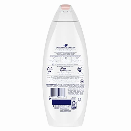Dove Soothing Care Body Wash for Sensitive Skin with Calendula-Infused Oils Hydrates and Replenishes Skin Sulfate Free 22 oz 4 Count