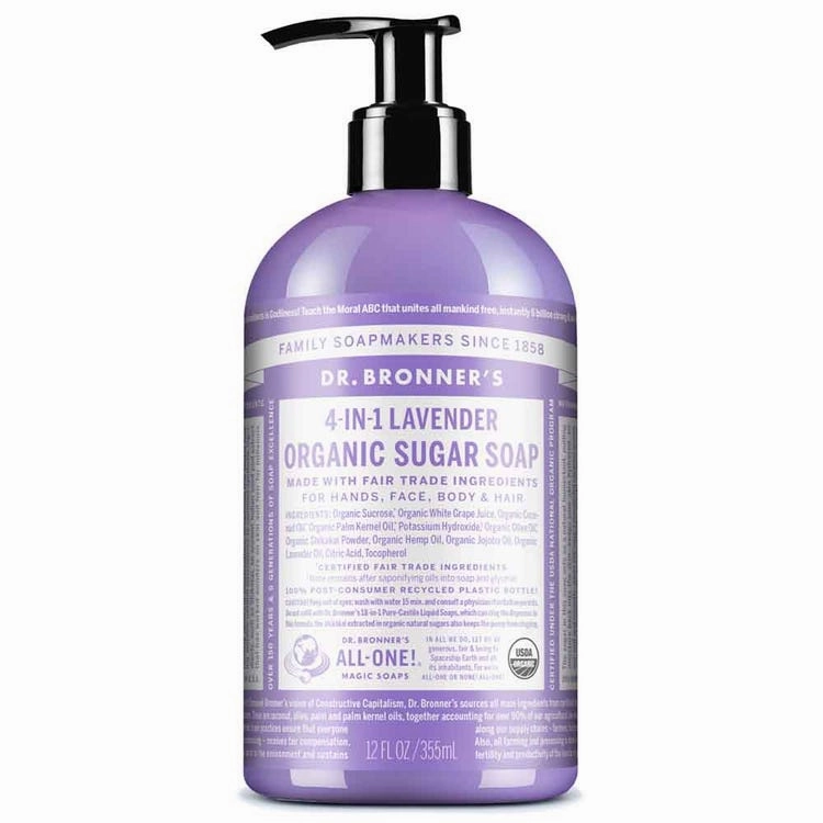 Dr Bronner's - Organic Sugar Soap LAVENDER