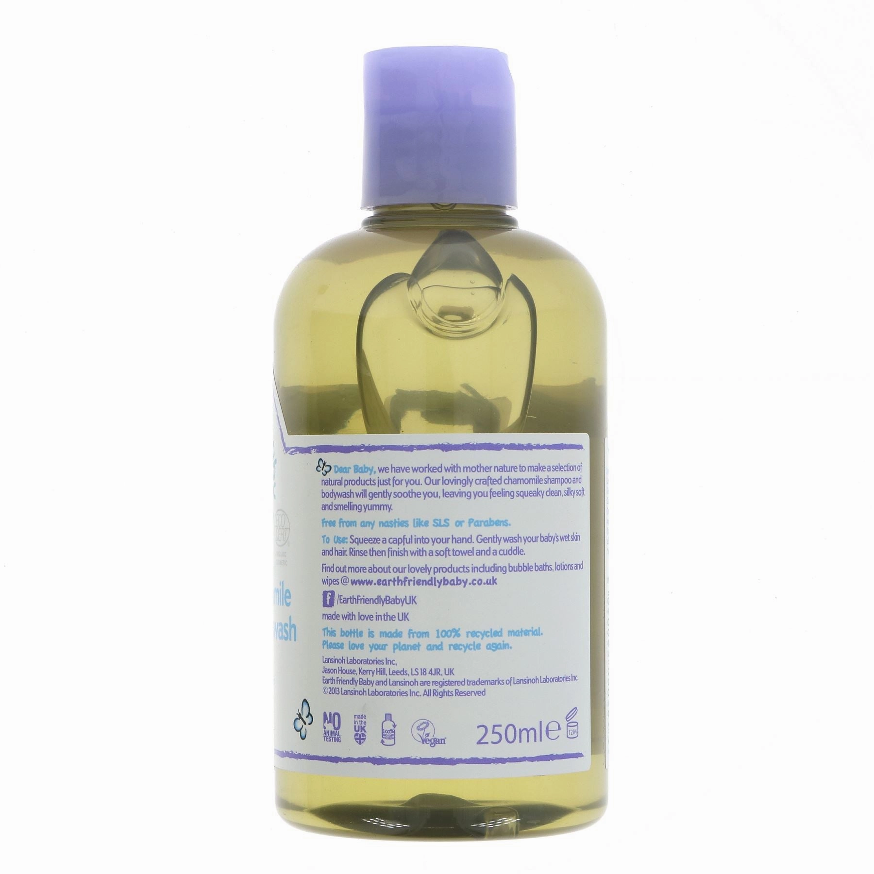 Earth Friendly Baby | Shampoo & Bodywash - Smoothing Chamomile | 250ml