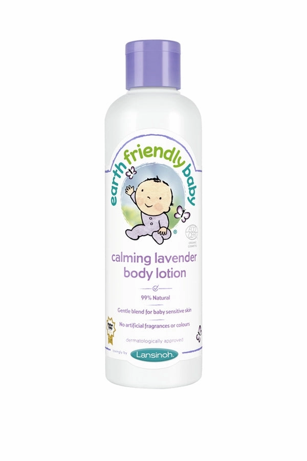 Earth Friendly Baby Calming Organic Body Lotion Lavender