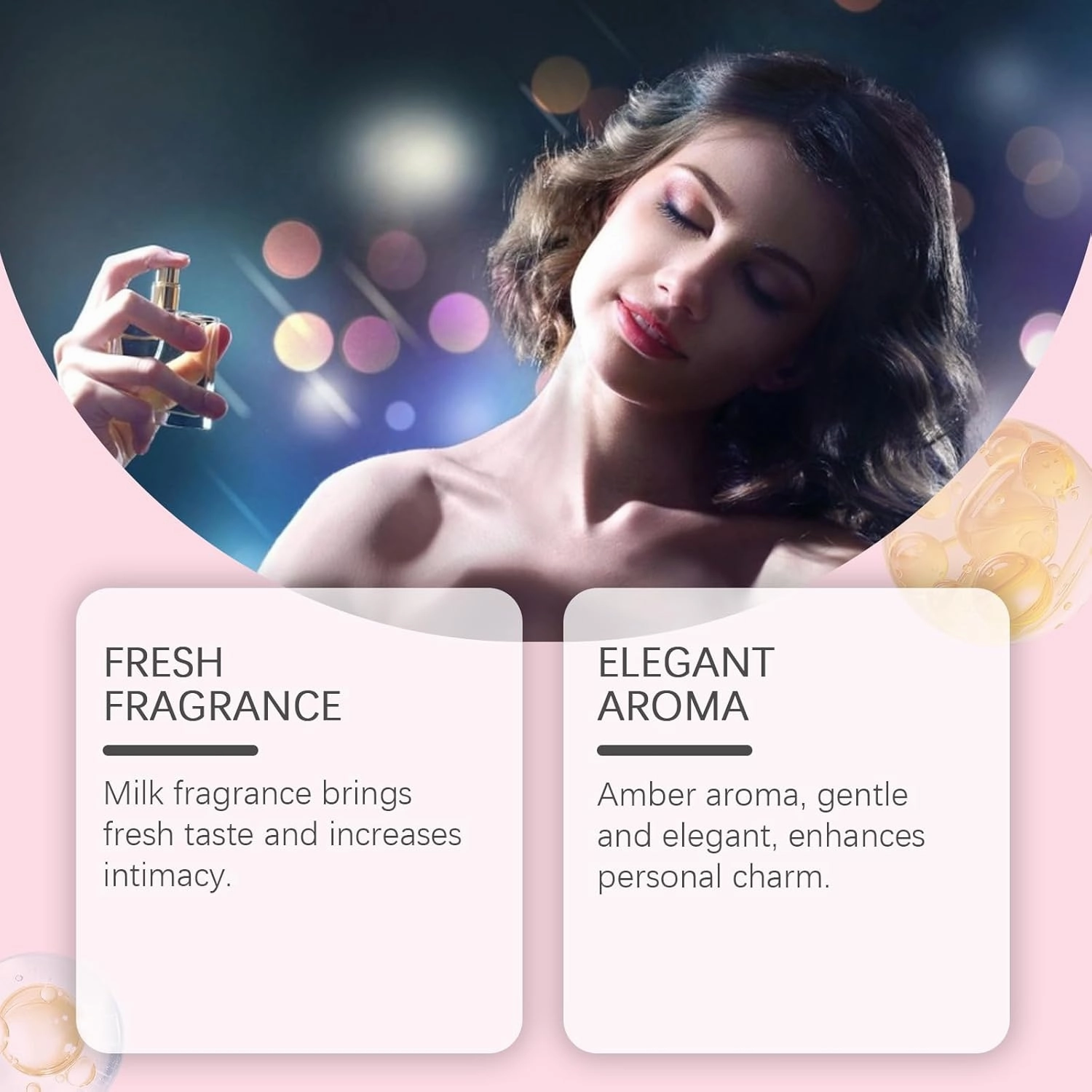 Ebyveen Baby Powder Perfume, Elyven Baby Powder Perfume Spray, Elyven Fresh Scent Perfumes Fragrance Body, An Eau De Parfum, Floral & Creamy Aroma For Women & Men (1 Pcs)