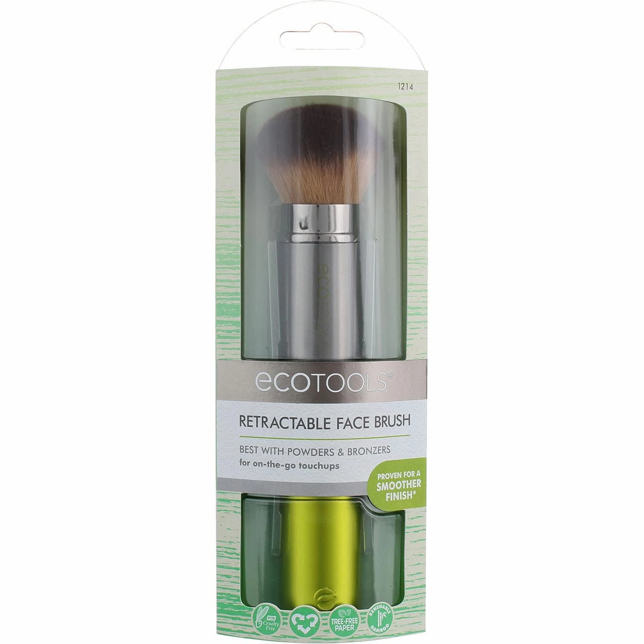 Ecotools 1214 Make-Up Brush Kabuki Retractable (3 Pack)