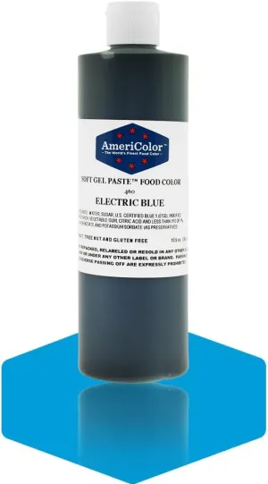 ELECTRIC BLUE 13.5 Ounce Soft Gel Paste Food Color
