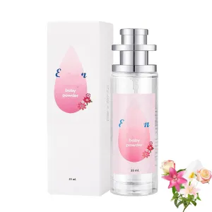 Elyven Baby Powder Perfume, Baby-Soft Perfume Spray, Powder Perfumes Spray, Long-Lasting Moisture & Fragrance, Floral And Creamy Aroma for Women & Men (pink)